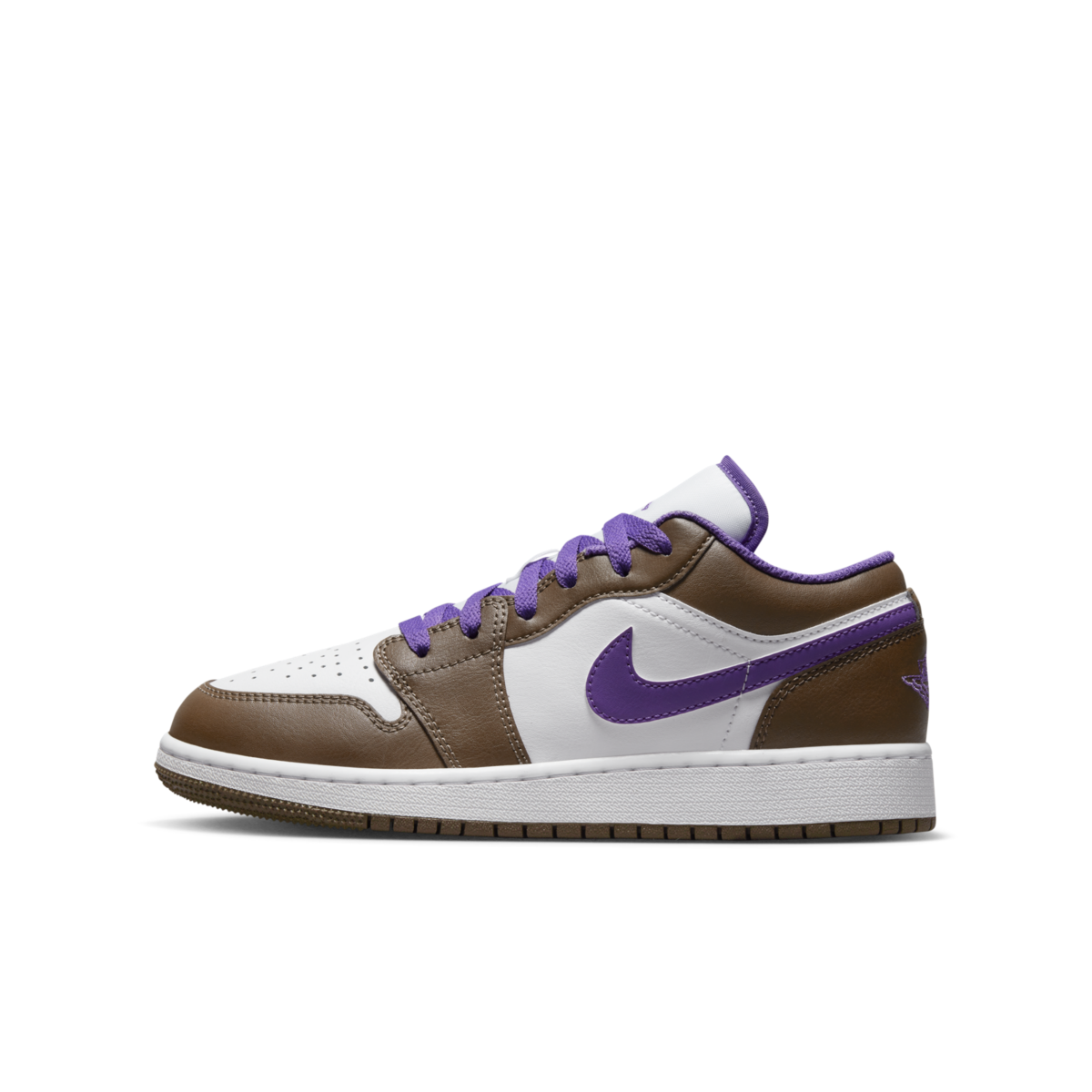 Sneakers og sko Jordan Air Jordan 1 Low "Purple Mocha" GS Lilla | 553560-215, 0