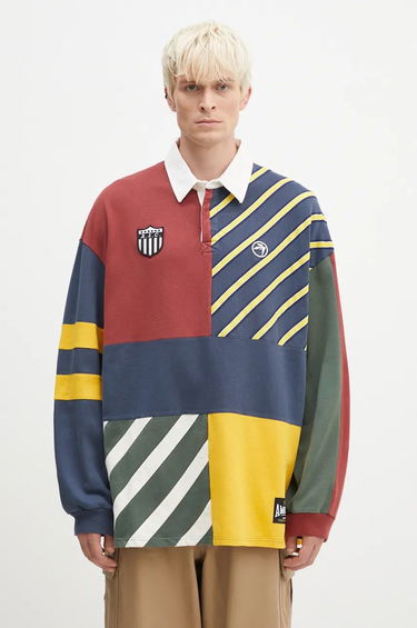 Polo skjorte Ambush Patchwork Rugby Shirt Flerfarvet | BMGC004F24JER0018484, 0