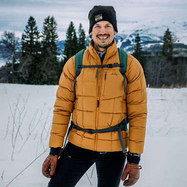 Puffer jakke Lundhags Lundhags Tived Down Jacket Gul | 42609-23, 3