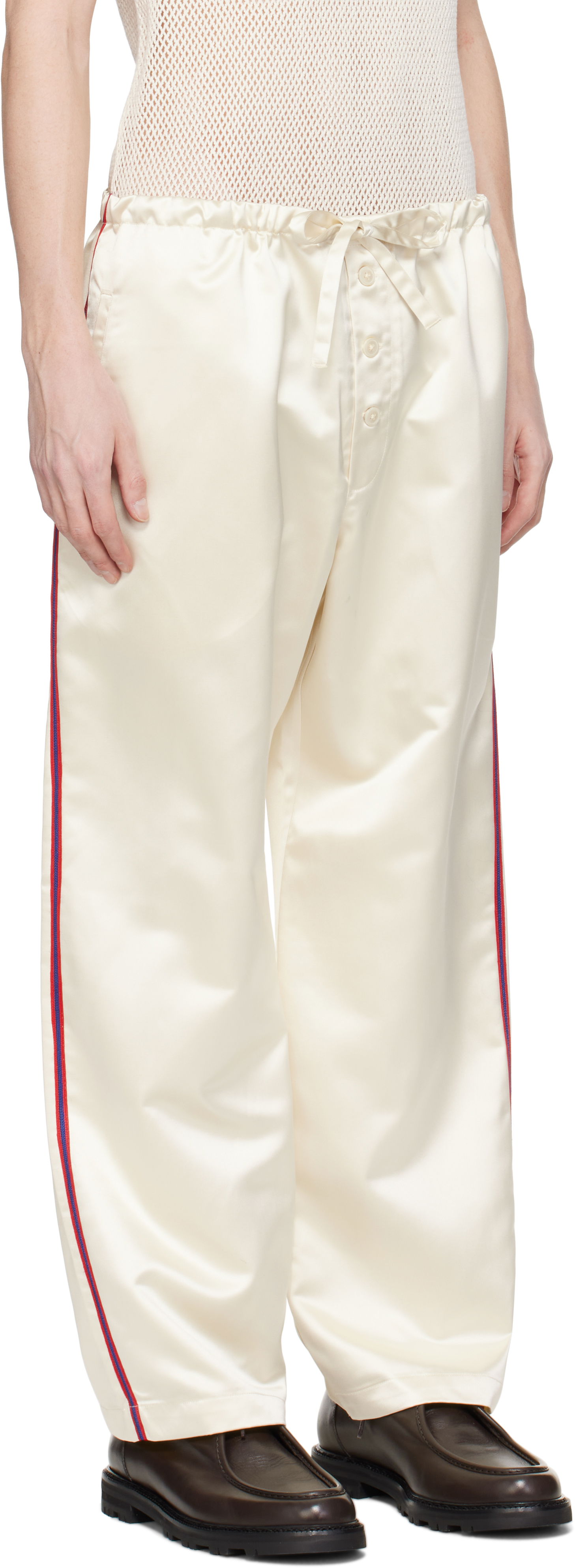 Joggingbukser Bode Bode Redtail Pyjama Pants Hvid | MRS25BT028, 1