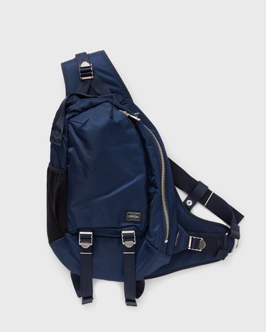 Skuldertaske Comme des Garçons Porter x Comme des Garçons Sling Bag Mørkeblå | HO-K201-S25-2, 1