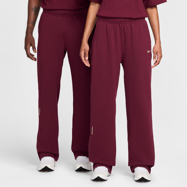 Joggingbukser Nike NOCTA Fleece CS Cuffless Pants Bourgogne | FZ4675-638, 0