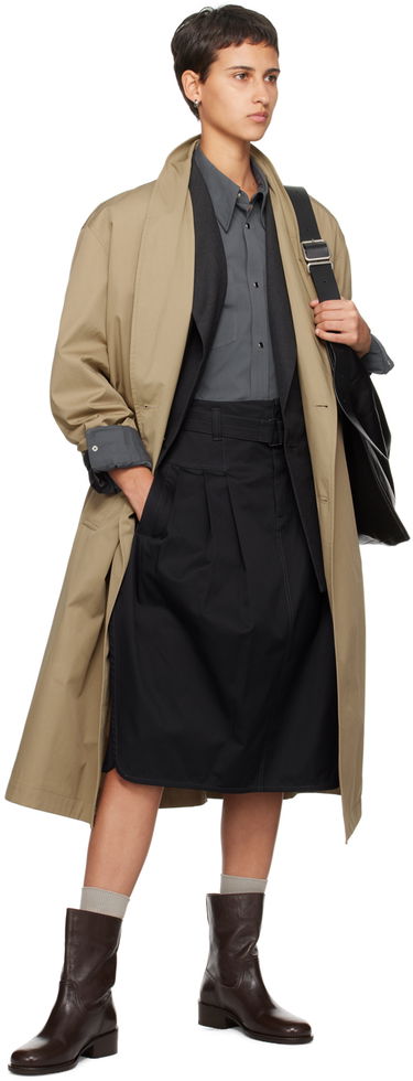 Jakke LEMAIRE Soft Tailored Double-Breasted Blazer Sort | JA1017 LF414, 3