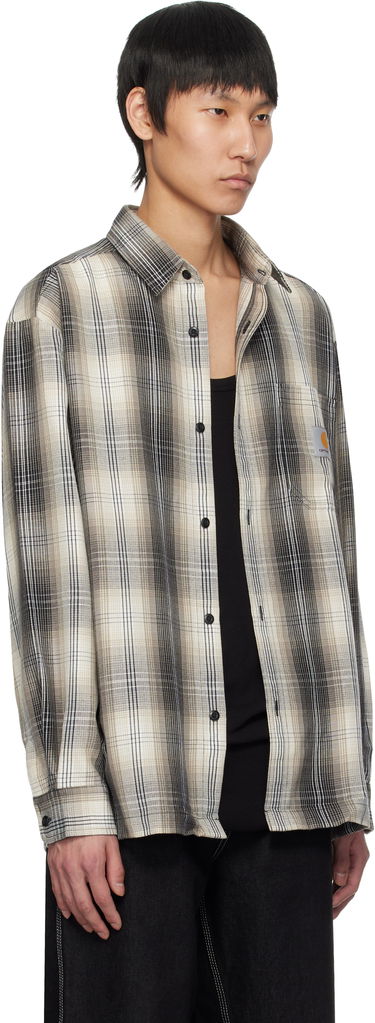 Skjorte Carhartt WIP Work In Progress Blanton Check Shirt Blå | I034379, 4