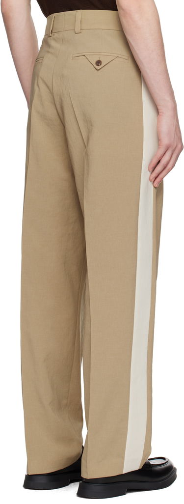 Bukser BOSS Hugo Flips252F1 Pleated Trousers Beige | 50538139, 2