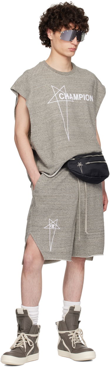Taljetaske Rick Owens Rick Owens Champion Edition Nylon Belt Bag Sort | CM01E6203 CHNY NYLON, 3
