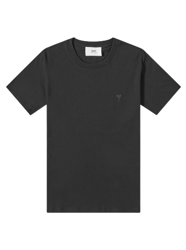 T-shirt AMI Tonal A Heart T-Shirt Sort | UTS003-724-001