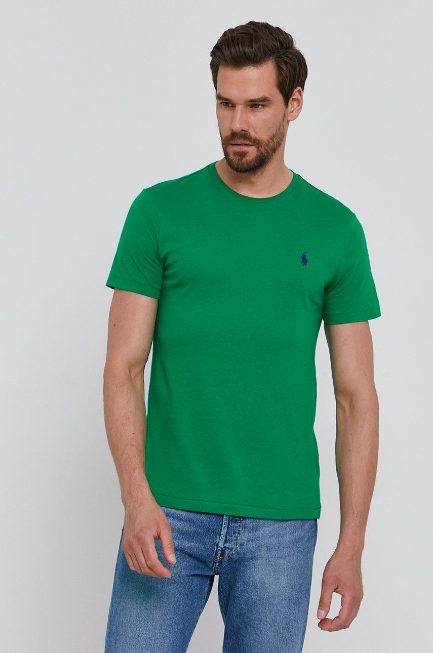 T-shirt Polo by Ralph Lauren Custom Fit Tee Grøn | 710671438223, 0