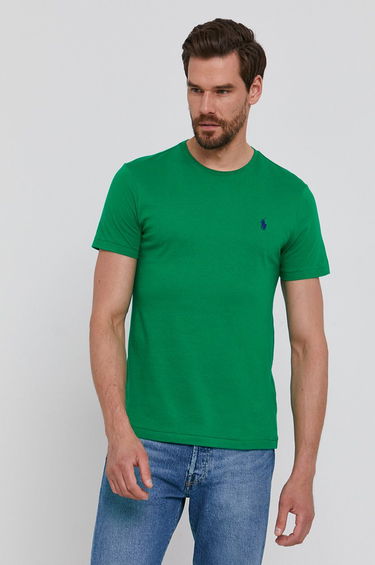 T-shirt Polo by Ralph Lauren Custom Fit Tee Grøn | 710671438223, 0