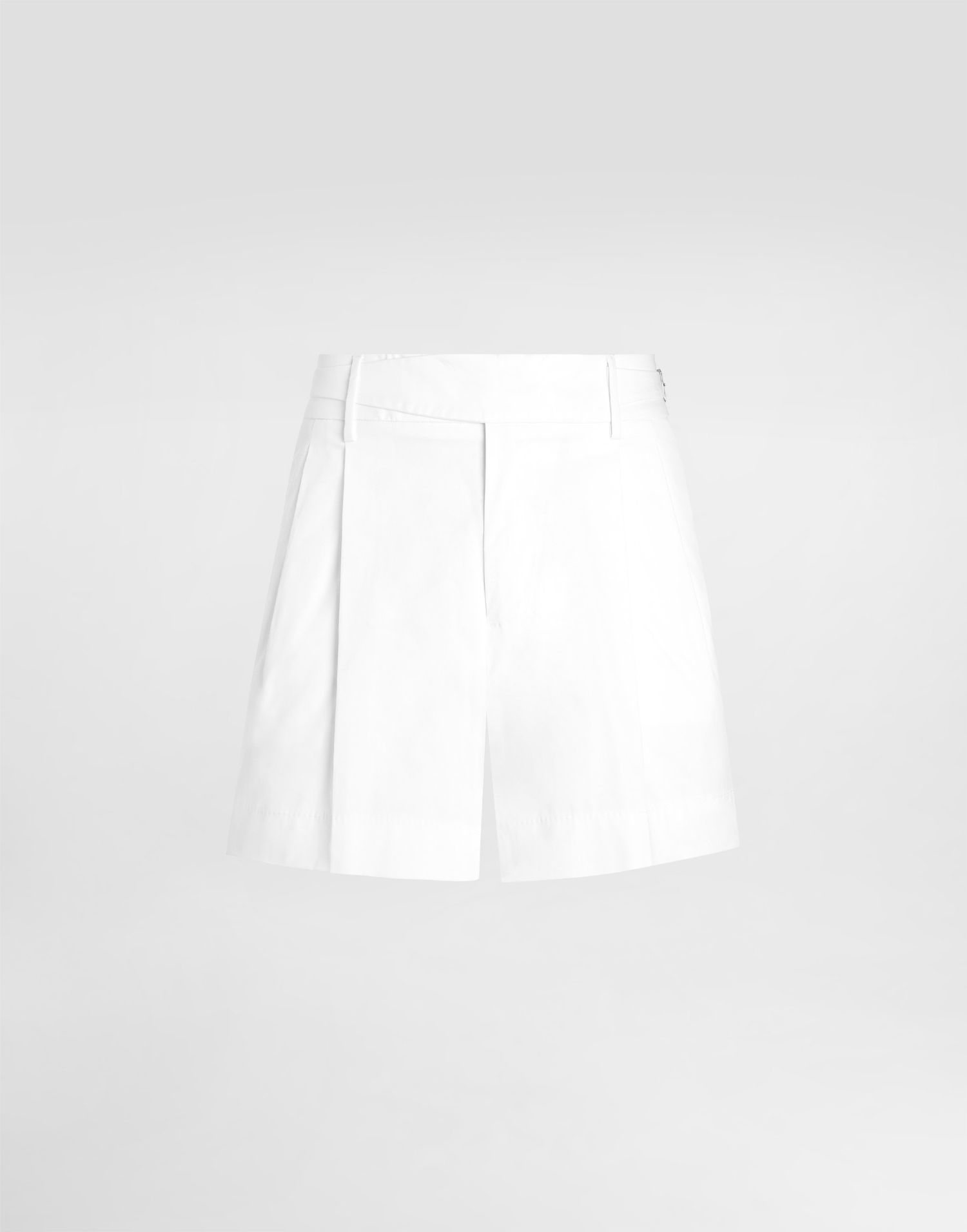 Shorts Dolce & Gabbana Dolce & Gabbana Gabardine Shorts With Double Darts Hvid | GP10WTFUFNVW0800, 0