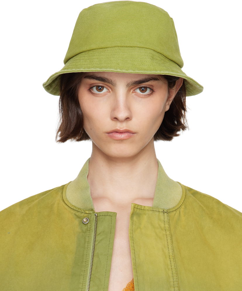 Hat JW Anderson JW Anderson Anchor Logo Bucket Hat Grøn | AC0399-FA0453