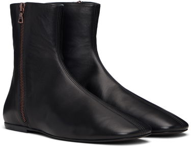 Sneakers og sko Dries Van Noten Dries Van Noten Leather Sock Boots Sort | 252-021709-112, 3
