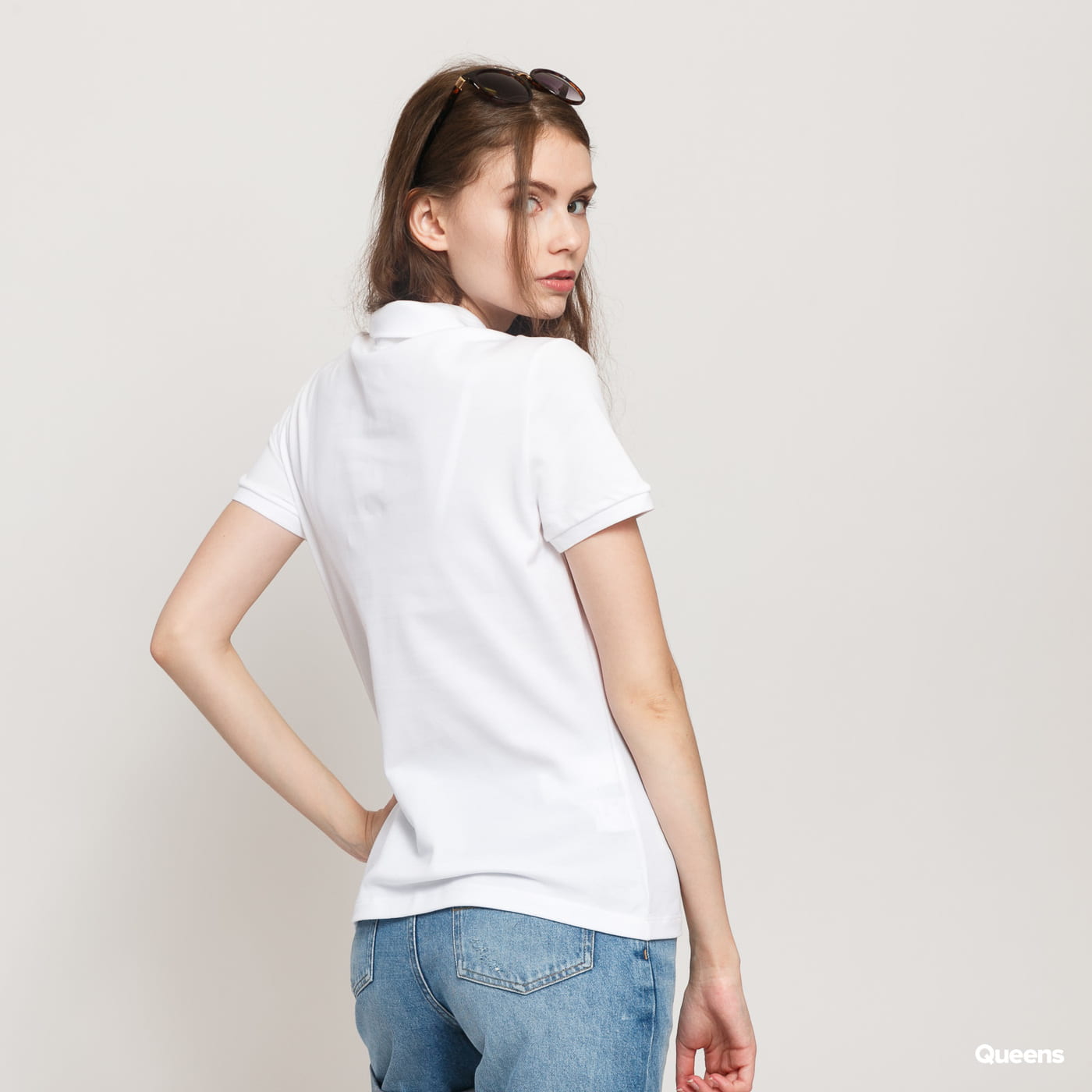 Polo skjorte Lacoste Polo T-Shirt Hvid | PF5462, 1