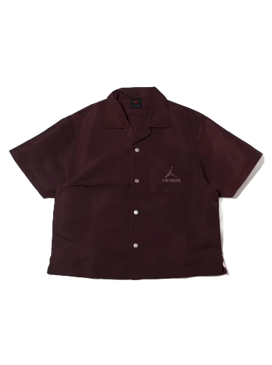 Skjorte Jordan A Ma Maniere x Warm Up Shirt Mahogany Bourgogne | DV7461-263