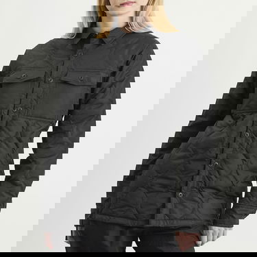 Jakke TAION Quilted Zip Over Shirt Sort | TAION-109SHML-1-BLK, 2