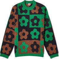 Sweater KENZO Boke Checkerboard Crewneck Grøn | FD65PU4043CH-57, 1