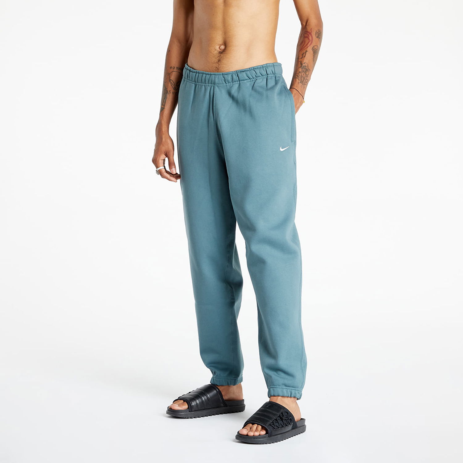 Joggingbukser Nike Lab NRG Solo Swoosh Fleece Pant Blå | CW5460-387, 0