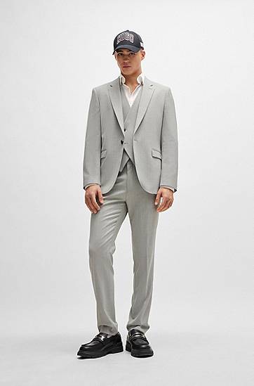 Skjorte BOSS Slim Fit Cotton Blend Poplin Shirt Hvid | 50484023, 1