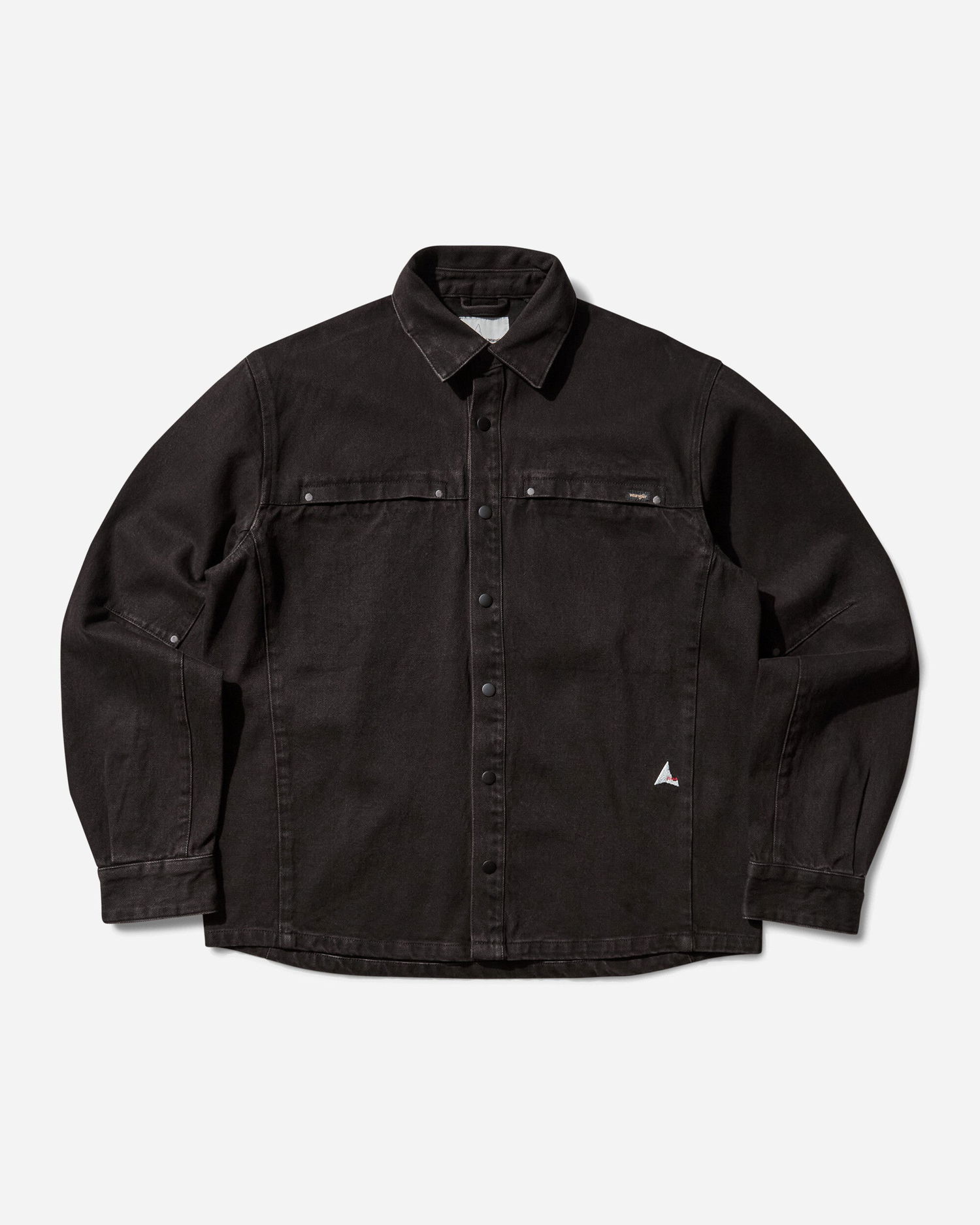 Skjorte ROA Wrangler Lona Denim Shirt Sort | OBMW017FA11 BRW0003, 1