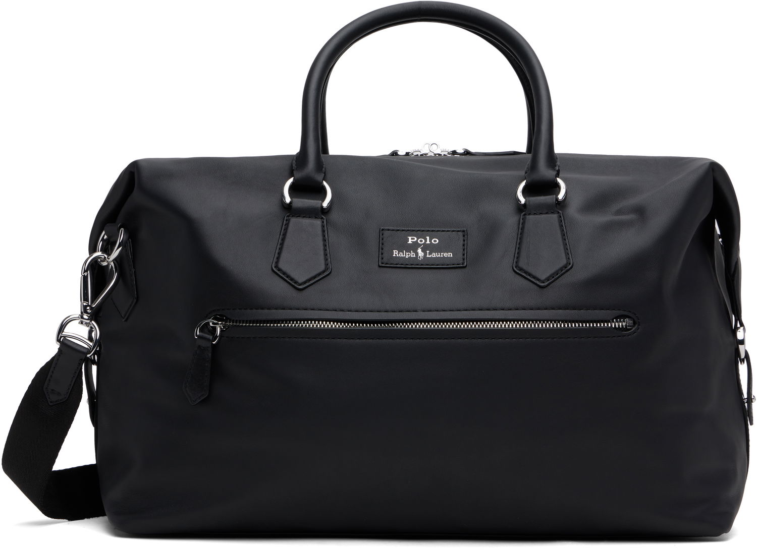 Rejsetaske Polo by Ralph Lauren Ralph Lauren Smooth Leather Large Duffle Bag Sort | 405962455001, 0