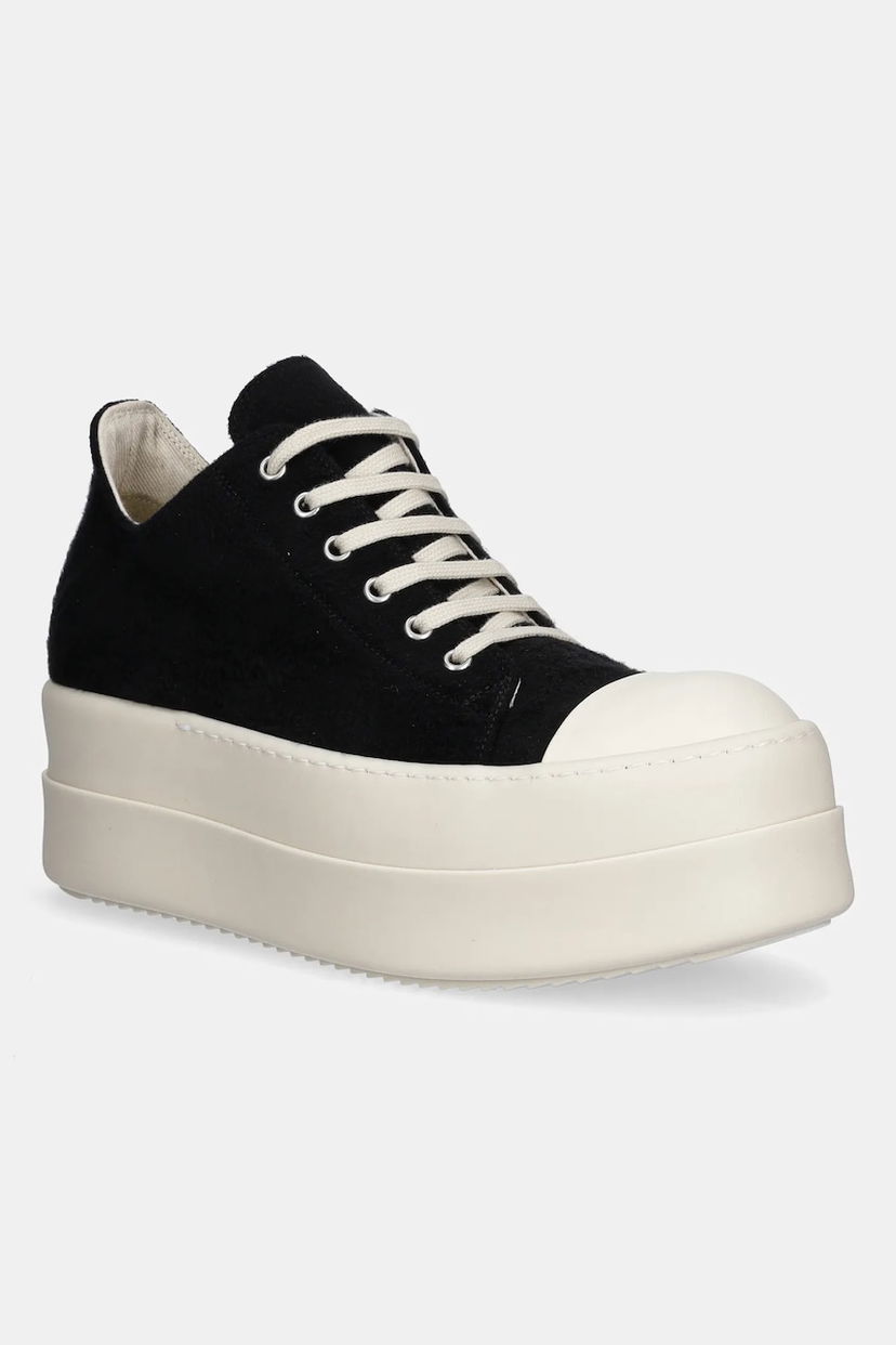 Sneakers og sko Rick Owens Rick Owens DRKSHDW Double Bumper Low Sort | DU02E7832.BMO