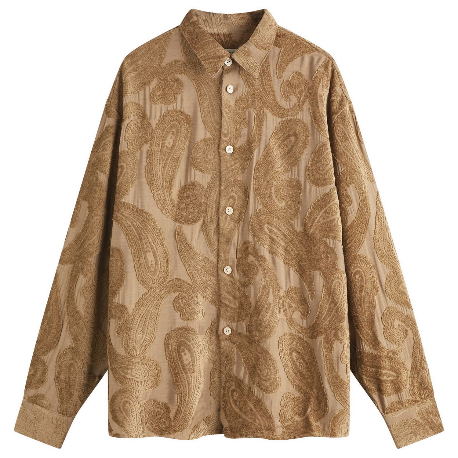 Skjorte A Kind of Guise Derbin Shirt Velvet Paisley Brun | 128-12607-152, 0