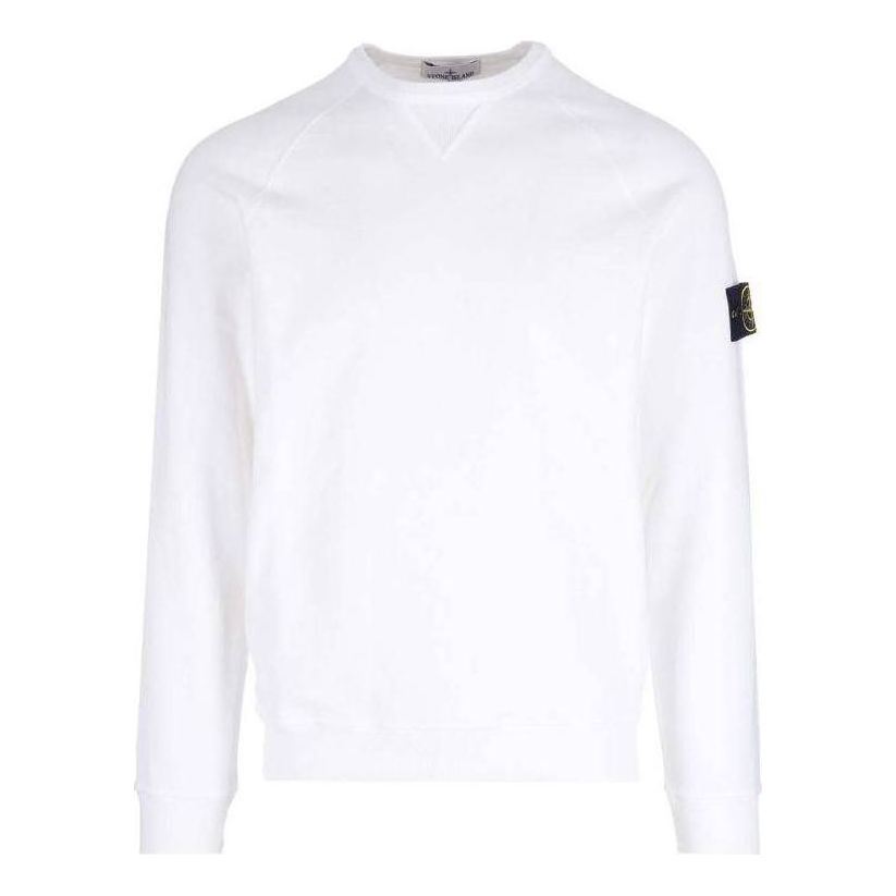 Sweater Stone Island Ghost Crewneck Sweatshirt Hvid | 781566360-V0001