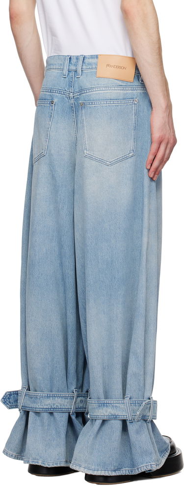 Jeans JW Anderson JW Anderson Buckled Cuff Jeans Blå | DT0107-PG1735, 2