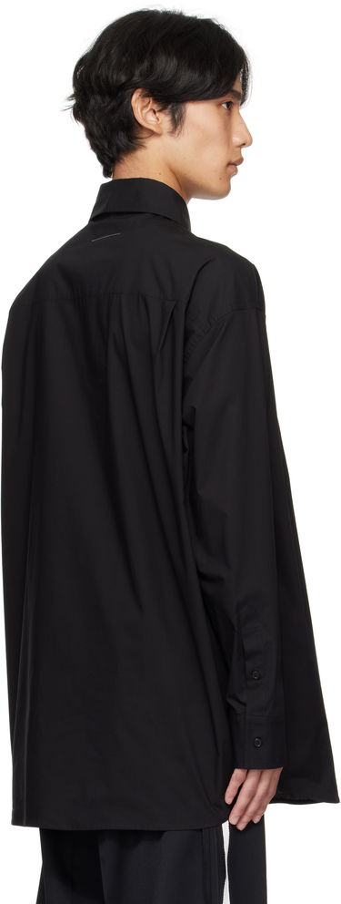 Skjorte Maison Margiela MM6 Maison Margiela Long Sleeve Shirt with Numbers Print Sort | SH0NH0014 M35256, 2