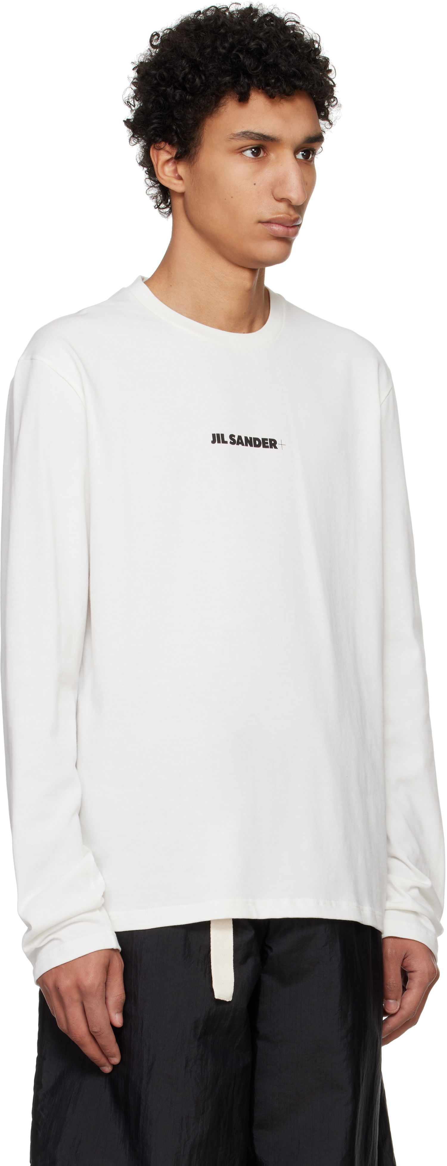 T-shirt Jil Sander Oversized T-Shirt Hvid | J47GC0116_J20103, 1