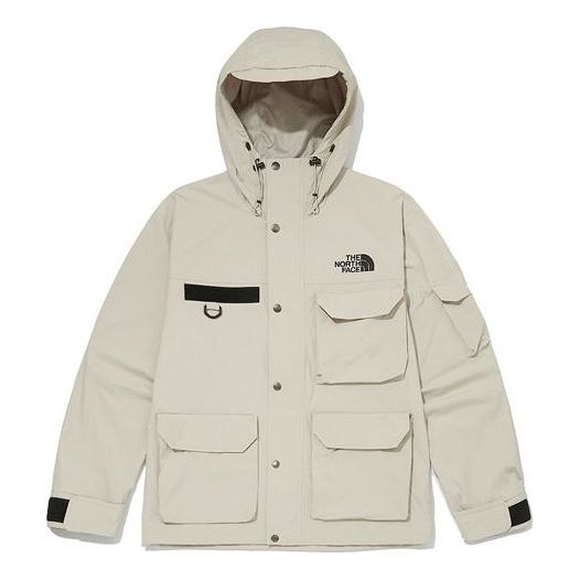 Parka The North Face Multi-Pocket Workwear Hooded Jacket Beige | NJ3BM10C