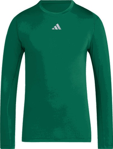 T-shirt adidas Originals TECHFIT Longsleeve T-Shirt Grøn | jz5201, 0