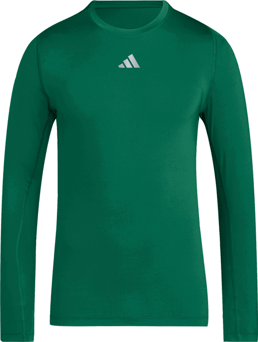 T-shirt adidas Originals TECHFIT Longsleeve T-Shirt Grøn | jz5201