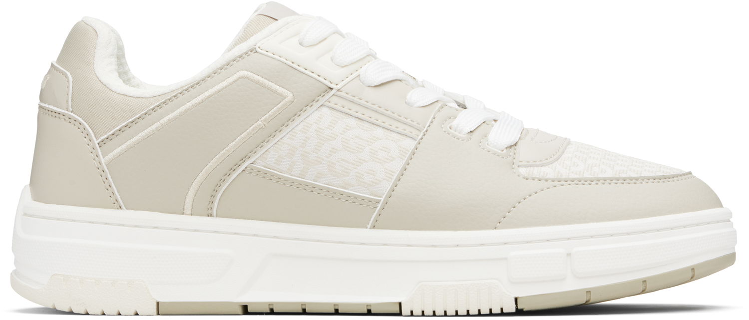 Sneakers og sko BOSS Hugo Logo-Woven Beige | 50548544, 0