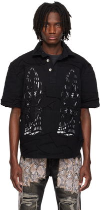 Who Decides War 'WDW' Winged Denim Polo