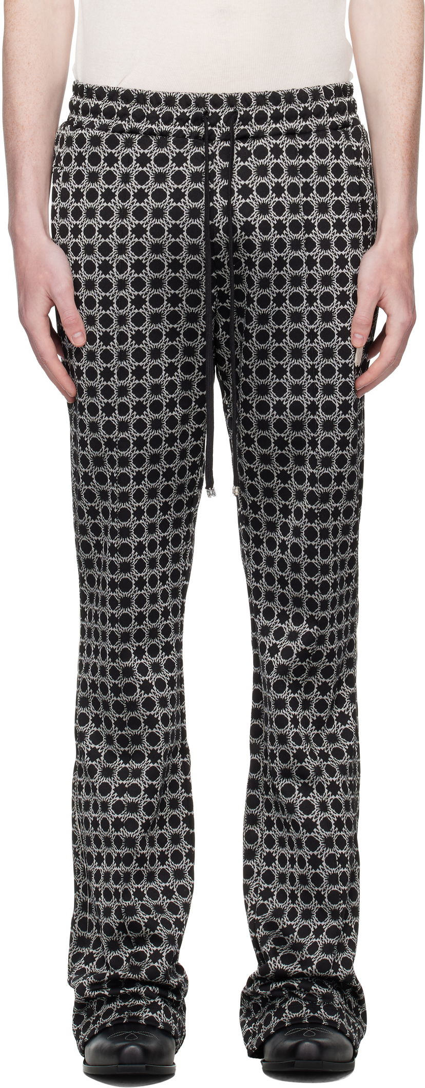 Joggingbukser AMIRI AMIRI MA Quad Flare Track Pants Sort | AMPATP1021