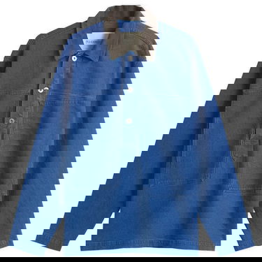 Skjorte JW Anderson JW Anderson Patch Pocket Rugby Shirt, Size Small Blå | DS0014-PG1835-727, 0