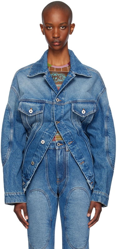 Jakke Jean Paul Gaultier Jean Paul Gaultier Lacing Denim Jacket Blå | 24/31-F-VE062LP-D013-57, 0
