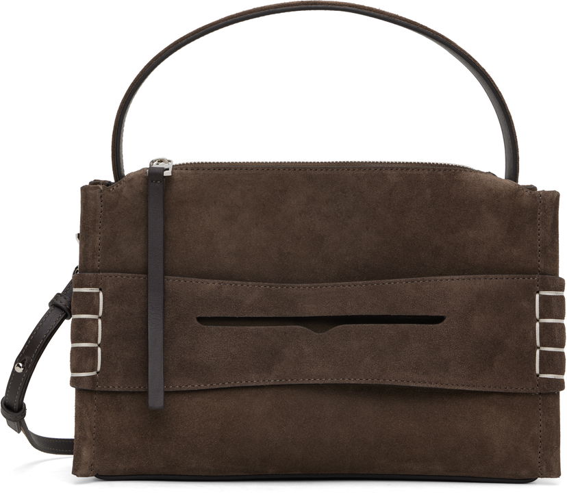 Skuldertaske JW Anderson JW Anderson Loafer Suede Shoulder Bag Brun | HB0716-LA0364