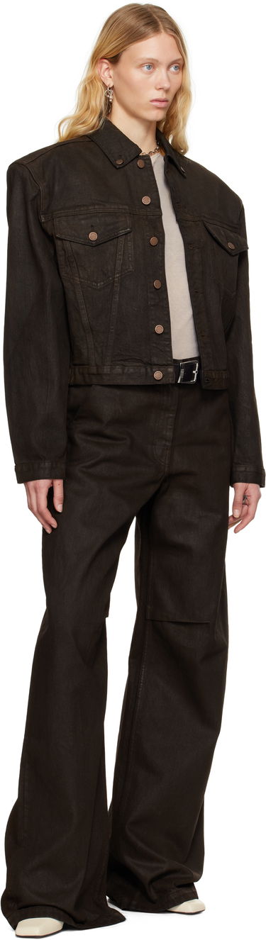 Jakke Entire Studios Entire Studios Shrunken Denim Jacket Brun | ESU-S25-11002-MU, 3