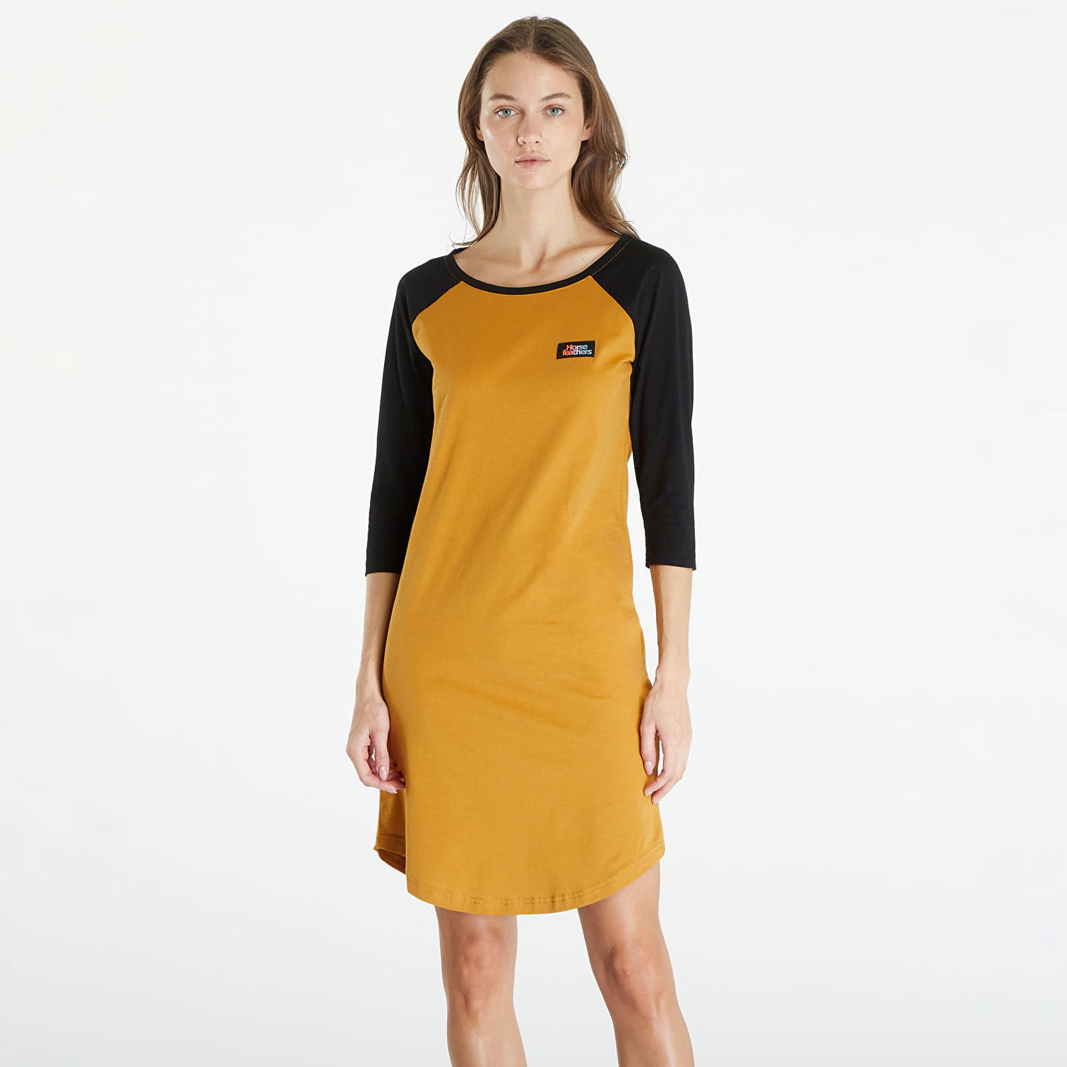 Kjole Horsefeathers Meena Dress Spruce Yellow Gul | SW881E, 0
