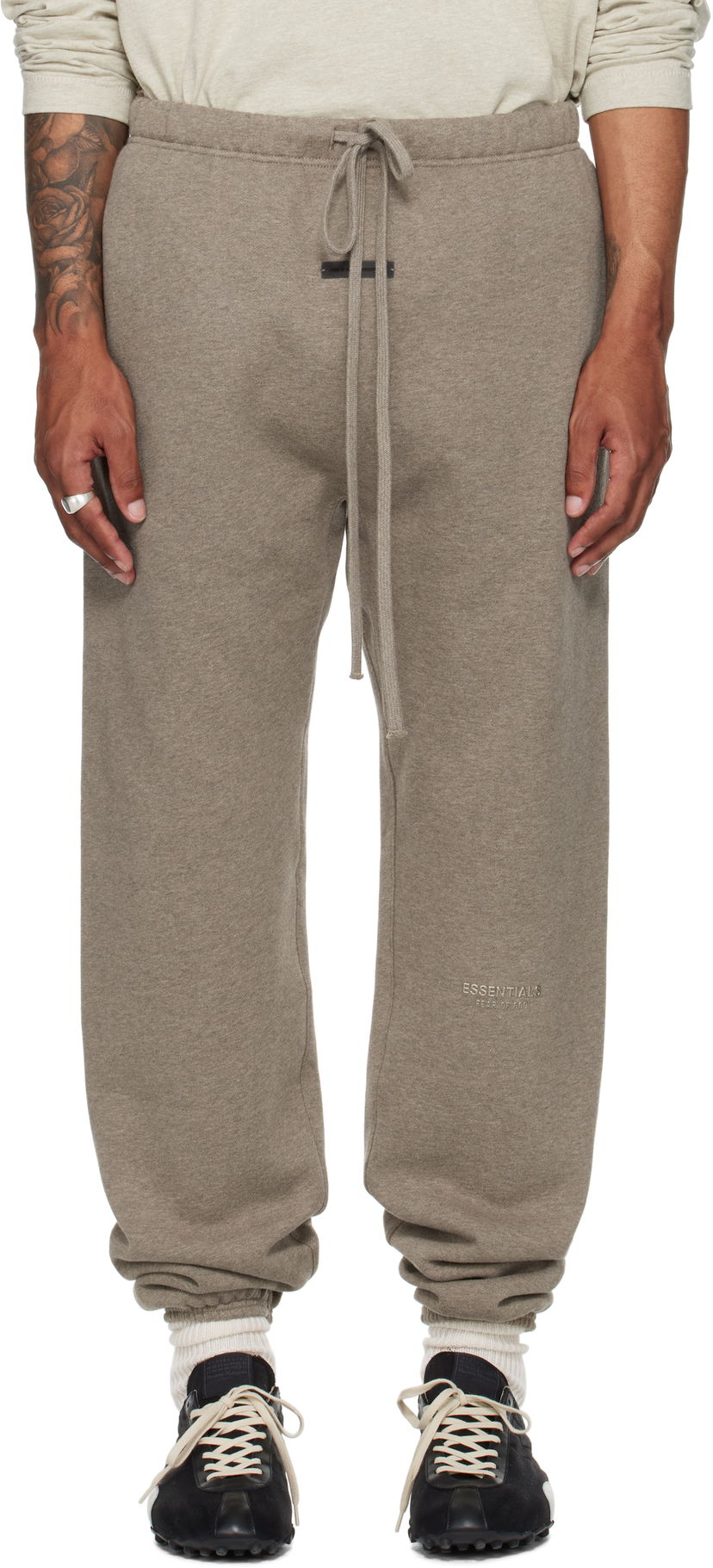 Joggingbukser Fear of God Fear of God ESSENTIALS Vintage Fleece Sweatpants Grå | 130SP258043F