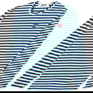 T-shirt Comme des Garçons Play Heart Stripe Logo Tee Flerfarvet | P1T164-2, 0