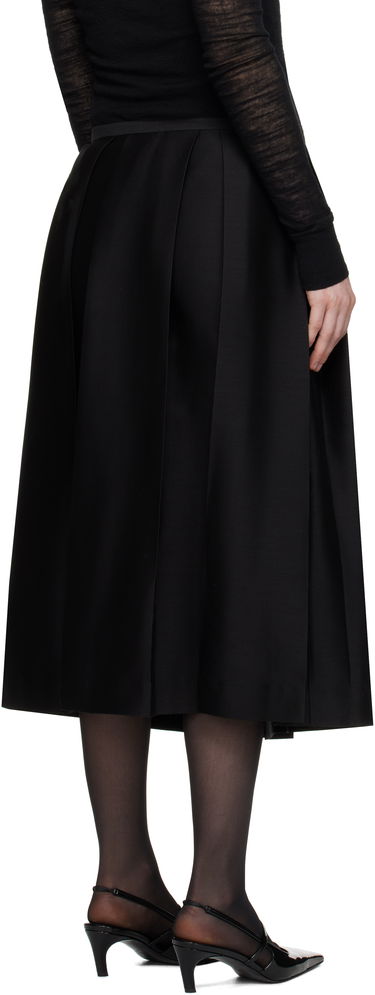 Nederdel TOTEME TOTEME Twinflower Pleated Midi Skirt Sort | 251-WRB0273-FB0324, 2