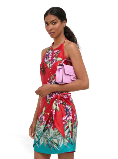 Kjole GUESS Dress Flerfarvet | W3YK52.WF1T2