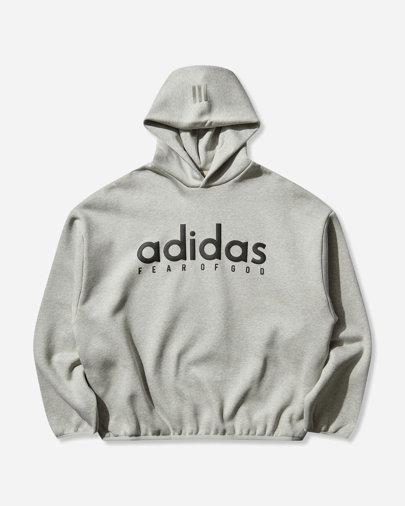 Sweatshirt adidas Originals Fear of God Athletics Fleece Hoodie Grå | JZ7367