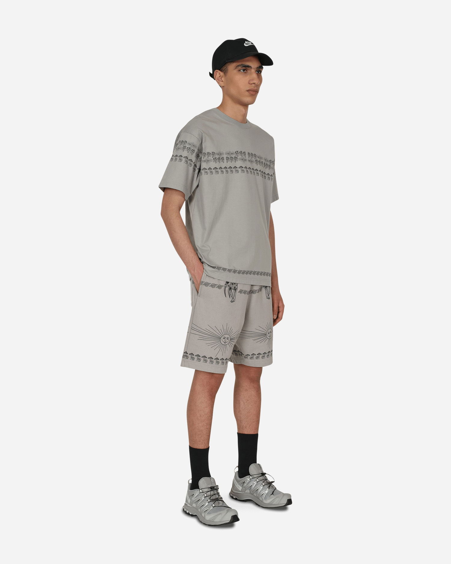Shorts Neighborhood Dr. Woo Sweatshorts Grå | 221UWDWN-PTM01 GY, 1