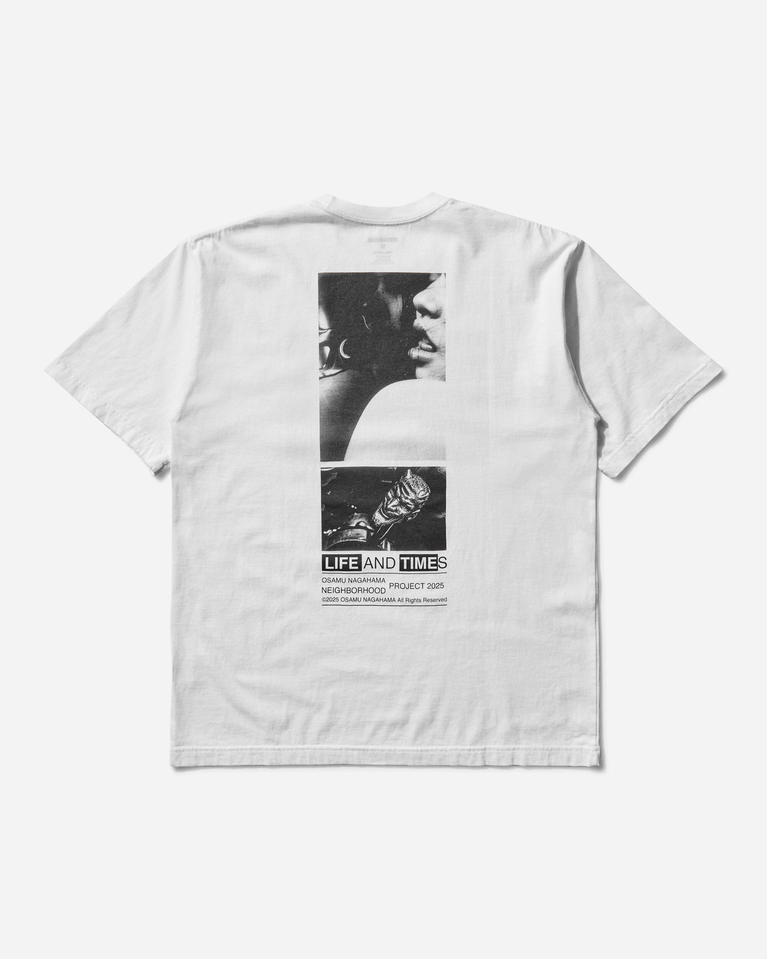 T-shirt Neighborhood Osamu Nagahama SS-2 T-Shirt Hvid | 251PCNON-ST02 WH, 0