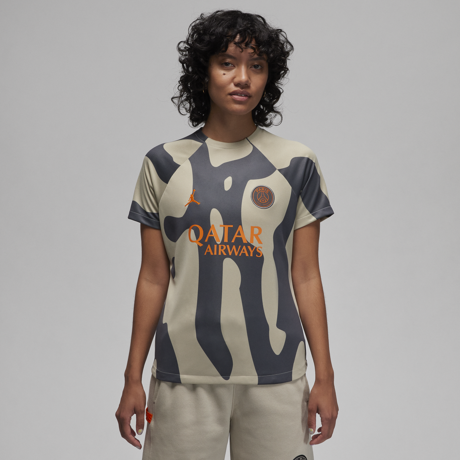 T-shirt Jordan Dri-FIT Paris Saint-Germain Academy Pro Beige | DZ1400-231, 0
