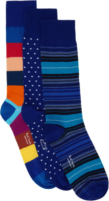 Sokker Paul Smith Paul Smith Three-Pack Cotton Socks Flerfarvet | M1A-SOCK-P3PSSN, 0